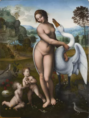 Léda; d'après Lééonard de Vinci
