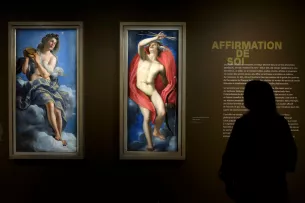 visiteur deux tableaux artemisia
