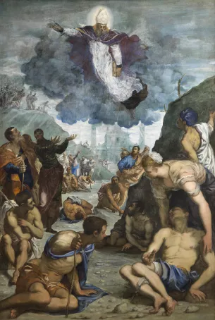 Tintoret le miracle de saint Augustin