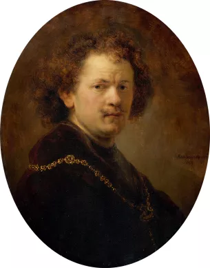 Autoportrait à la chaîne d’or | © RMN-Grand Palais (musée du Louvre) / Hervé Lewandowski