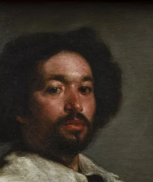 Velázquez portrait huile sur toile horizontal