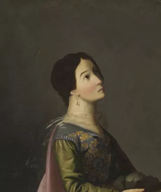 Zurbarán regard sombre