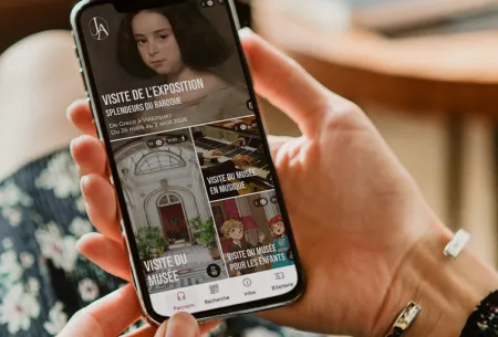 application visite musée peinture