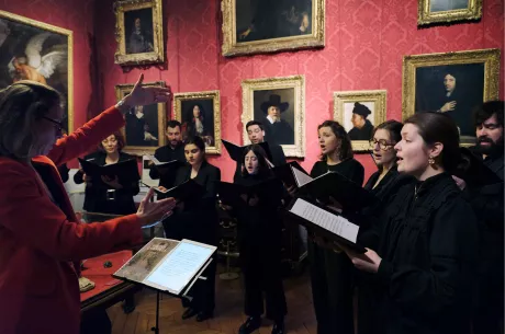 chanteurs musée salle