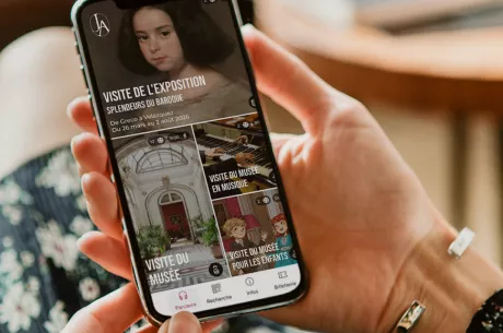 application visite musée peinture