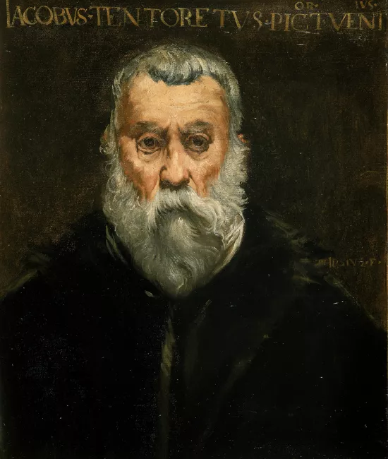 vieil homme portrait tintoret